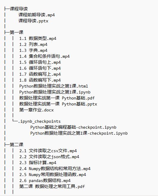 Python數(shù)據(jù)處理實戰(zhàn)探險 深入數(shù)據(jù)分析和可視化 視頻教程 下載    圖1