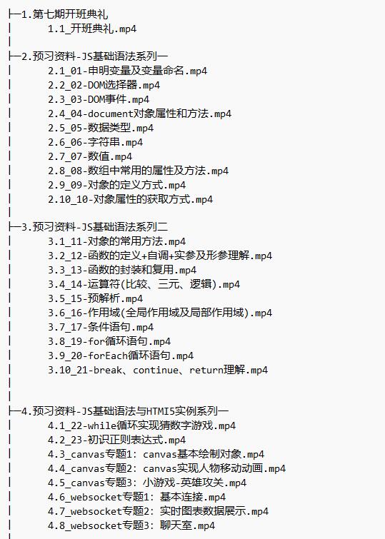 Web前端從入門到精通高級進階 視頻教程 下載  圖1